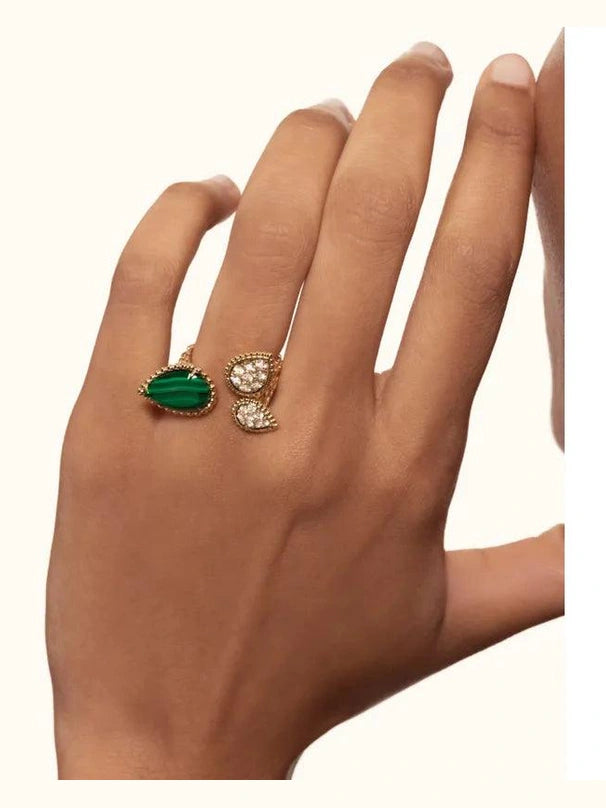 Serpent bohème ring, 
3 motifs