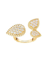 Serpent bohème ring, three motifs