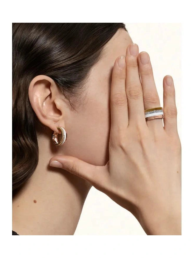 Quatre white edition large ring