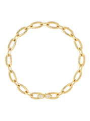 Serpent bohème vintage link necklace