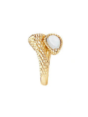 Serpent bohème two-stone ring, s motifs