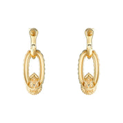Serpent bohème vintage stud earrings
