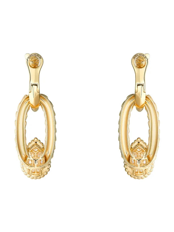 Serpent bohème vintage stud earrings