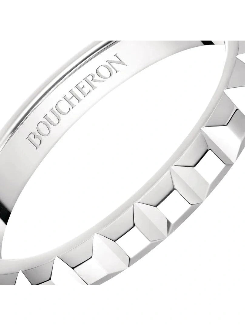 Clou de paris platinum wedding band