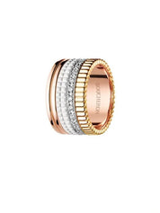 Quatre white edition large ring
