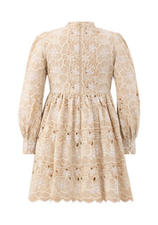 RILEY EMBROIDERED DRESS