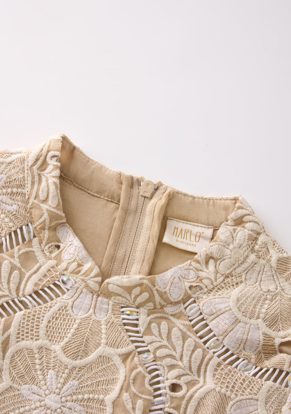 RILEY EMBROIDERED DRESS