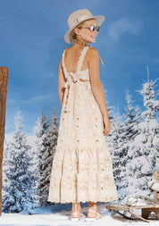 RILEY EMBROIDERED MAXI DRESS