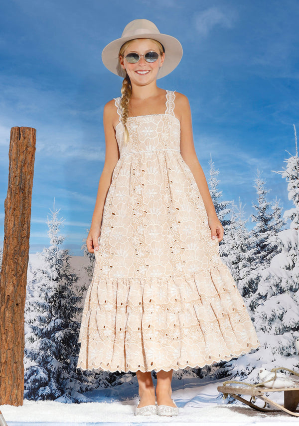 RILEY EMBROIDERED MAXI DRESS