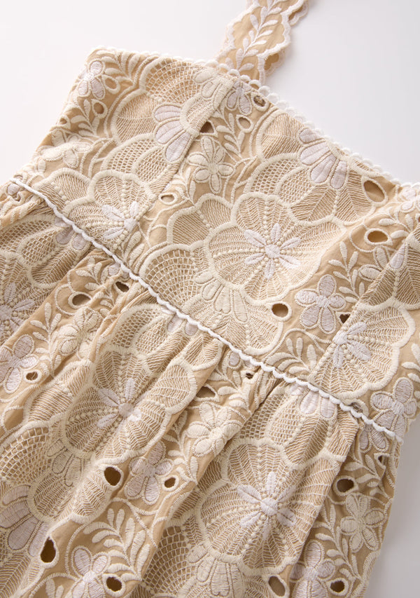 RILEY EMBROIDERED MAXI DRESS