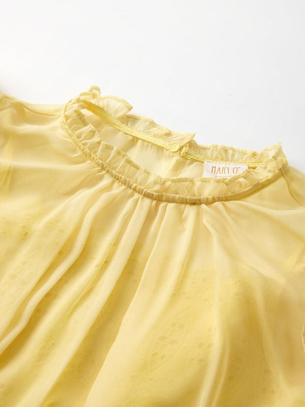 Rory embroidered mini dress
