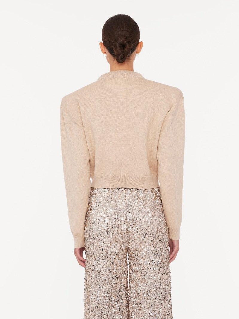 Firm knit cardigan
