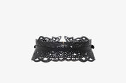 Perforated leather belt