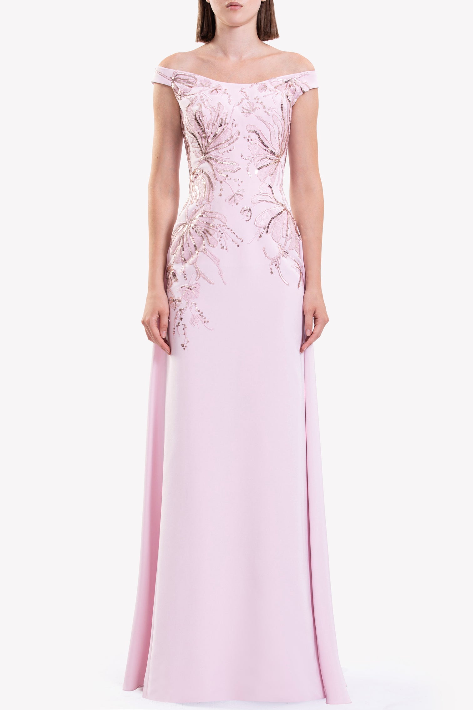 Embellished Off-Shoulder Dress
