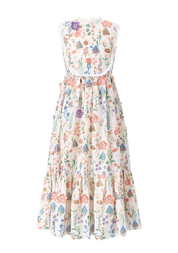 SERENA EMBROIDERED MAXI DRESS