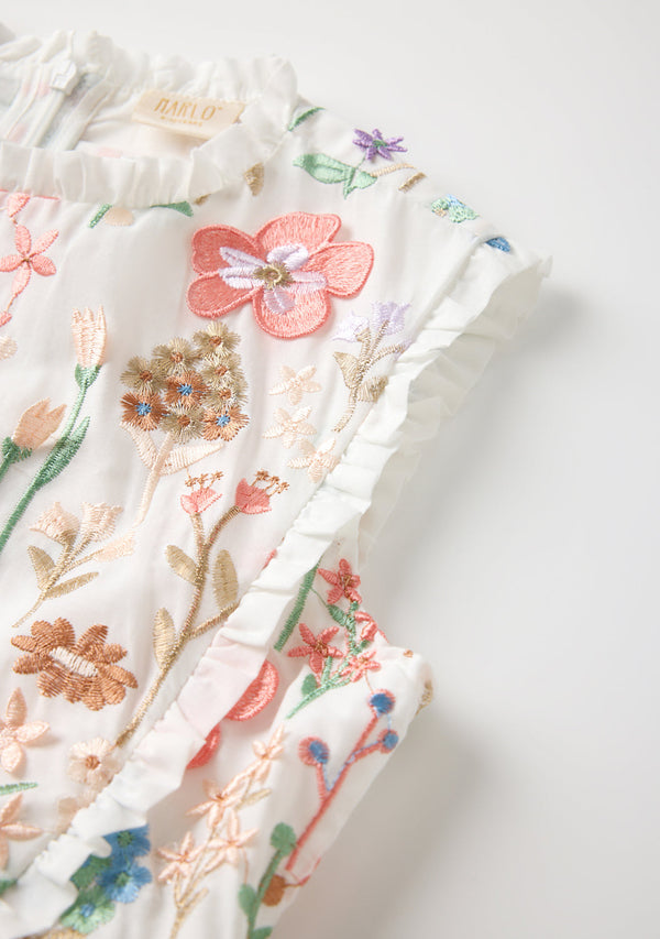 SERENA EMBROIDERED MAXI DRESS