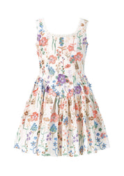 SERENA EMBROIDERED MINI DRESS