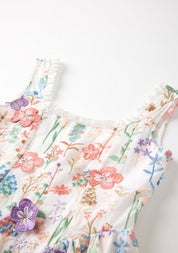 SERENA EMBROIDERED MINI DRESS