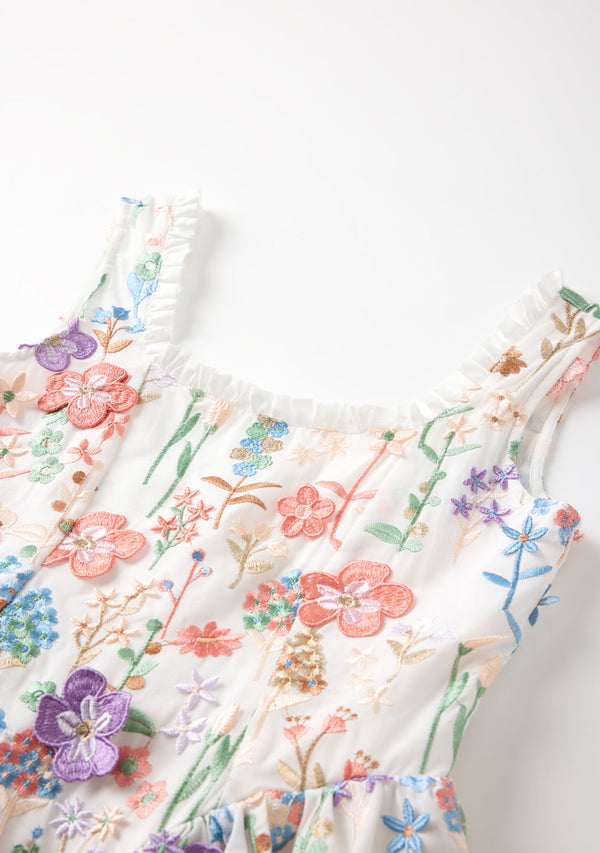 SERENA EMBROIDERED MINI DRESS