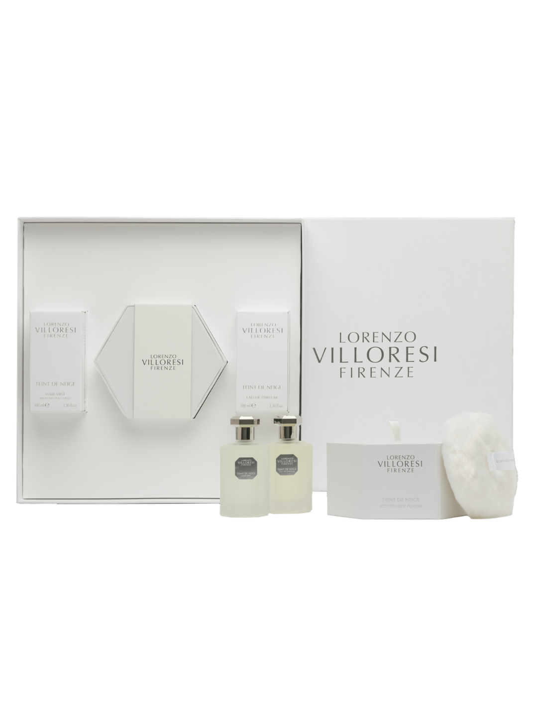 Lv teint de neige set edp 100 ml + h/m 100 ml + b/powder 200 g