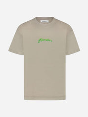 Signature watercolor t-shirt beige