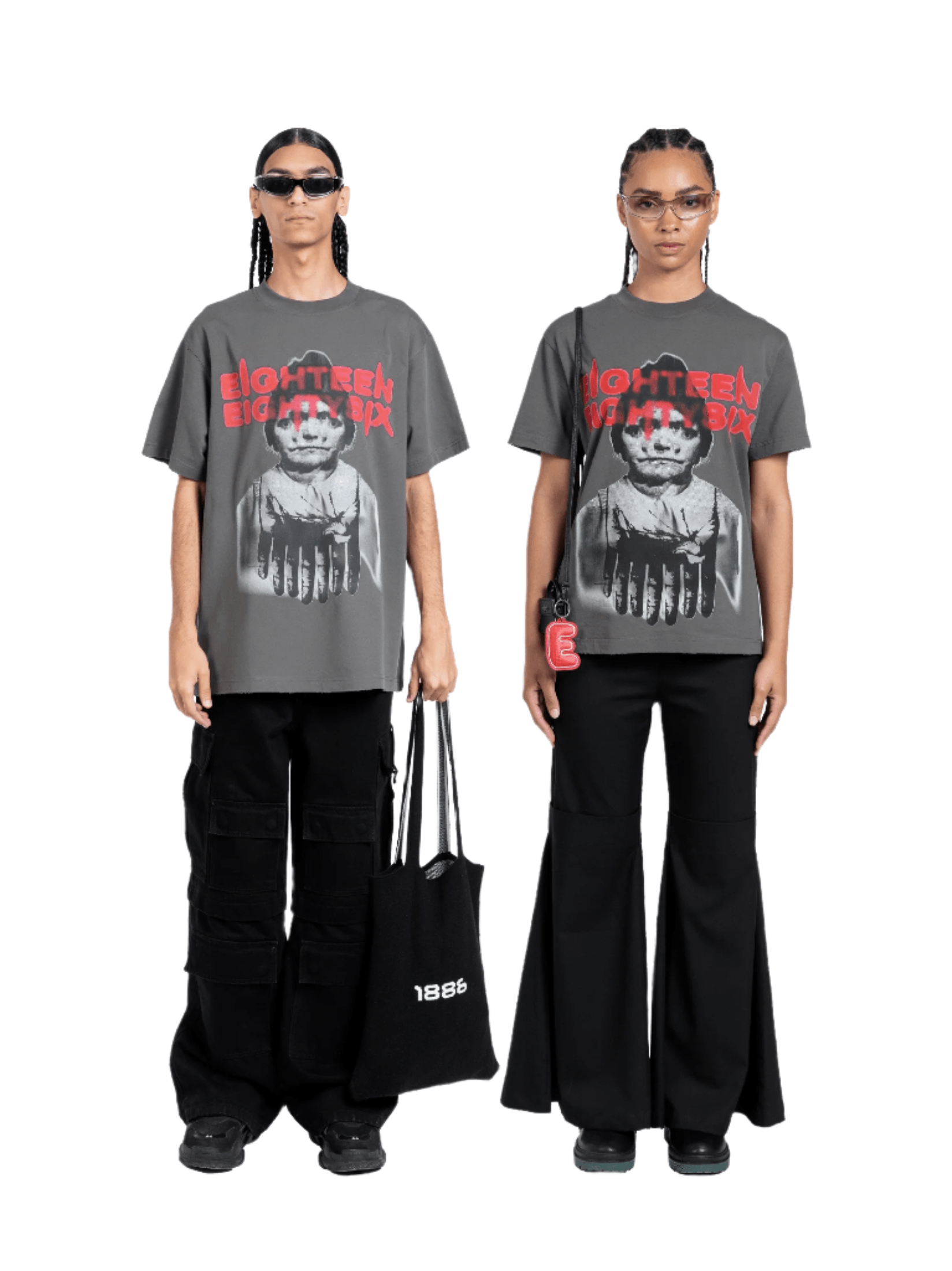 Nightmare graphic t-shirt - grey