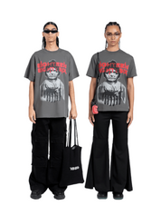 Nightmare graphic t-shirt - grey