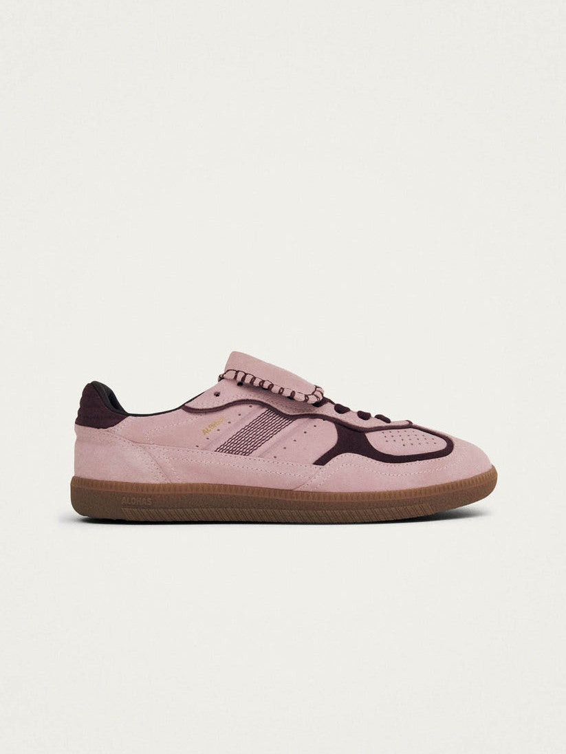 Tb.490 club suede pink leather sneakers