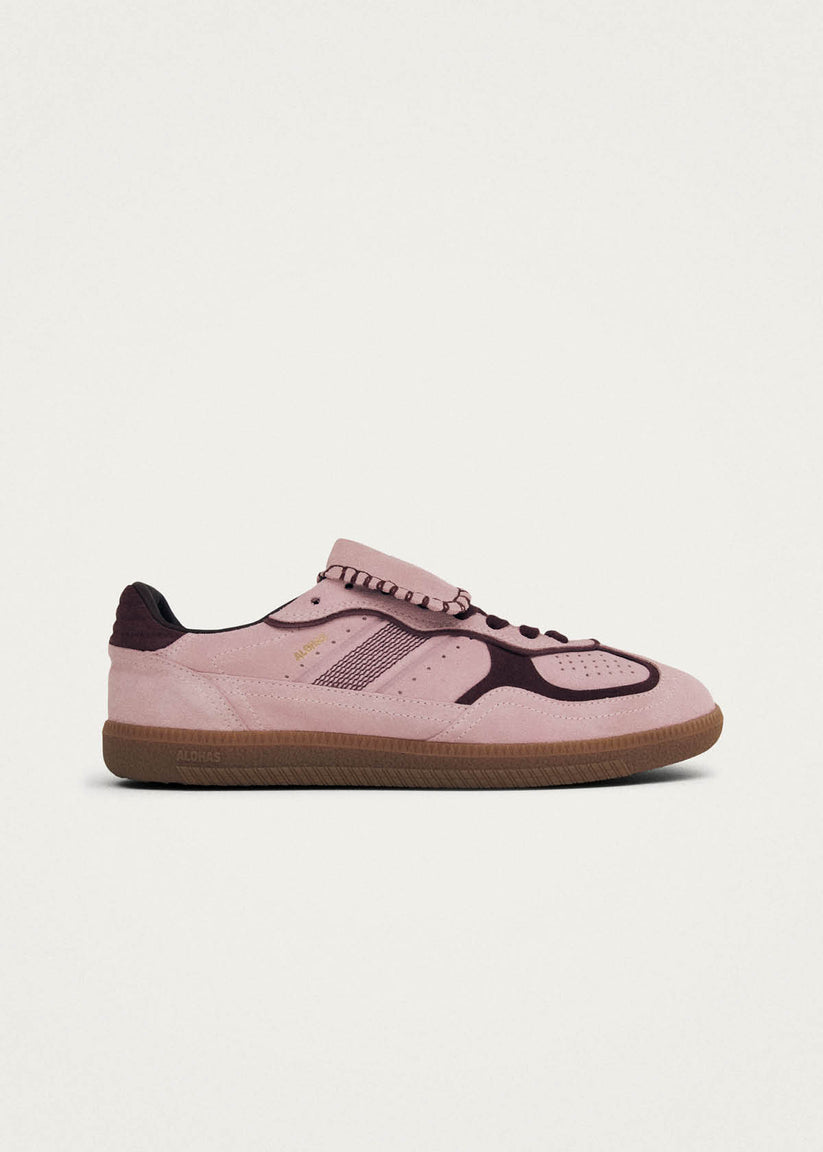 TB.490 CLUB SUEDE PINK LEATHER SNEAKERS
