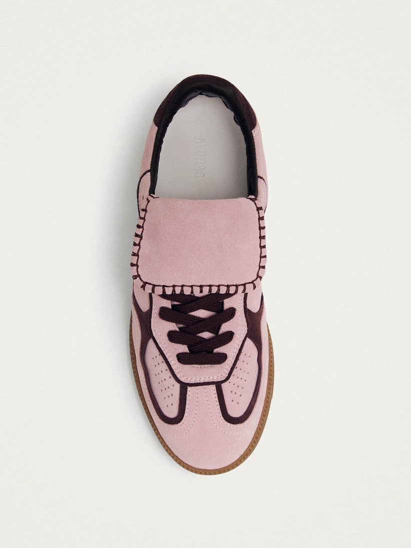 Tb.490 club suede pink leather sneakers