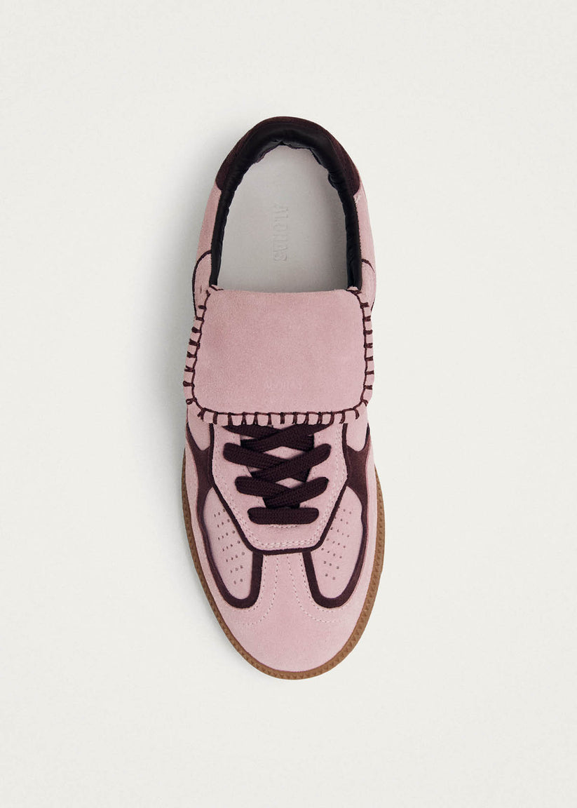 TB.490 CLUB SUEDE PINK LEATHER SNEAKERS