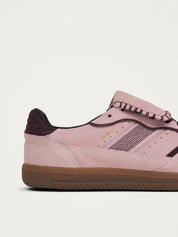 Tb.490 club suede pink leather sneakers