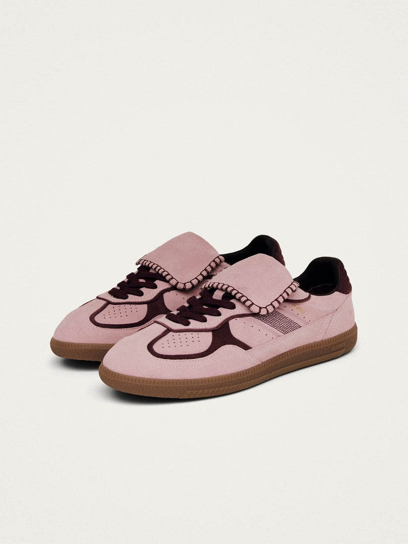 Tb.490 club suede pink leather sneakers