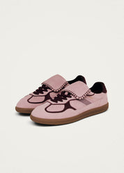 TB.490 CLUB SUEDE PINK LEATHER SNEAKERS