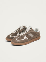 Tb.490 rife taupe leather sneakers