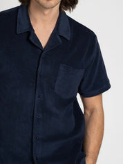 Terry short sleeve shirt navy
