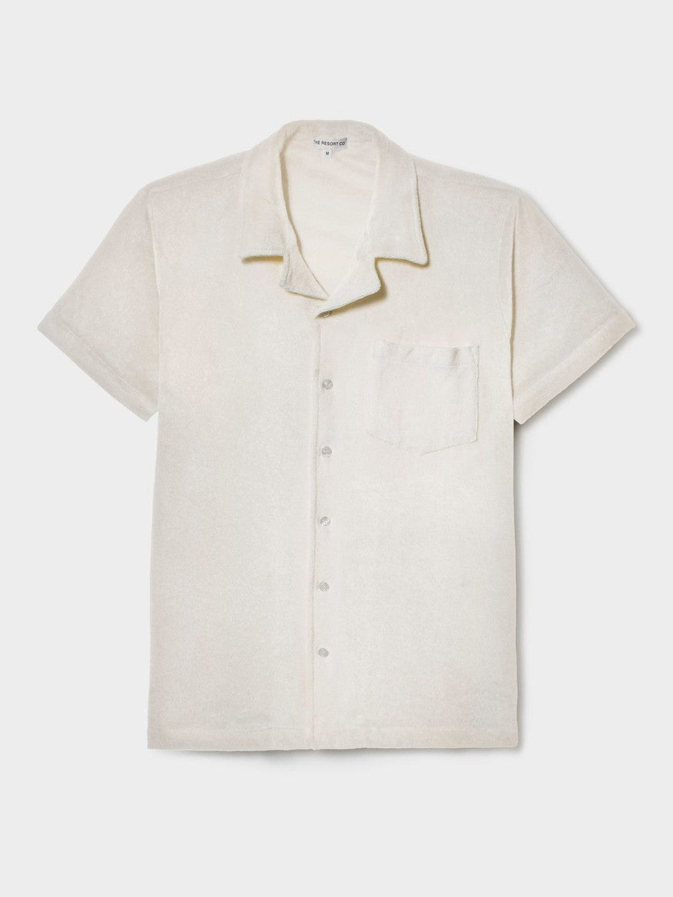 Terry short sleeve shirt white
