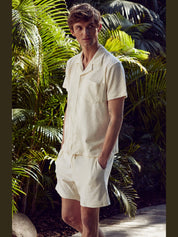 Terry shorts white