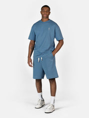 The wall box fit shorts coronet blue