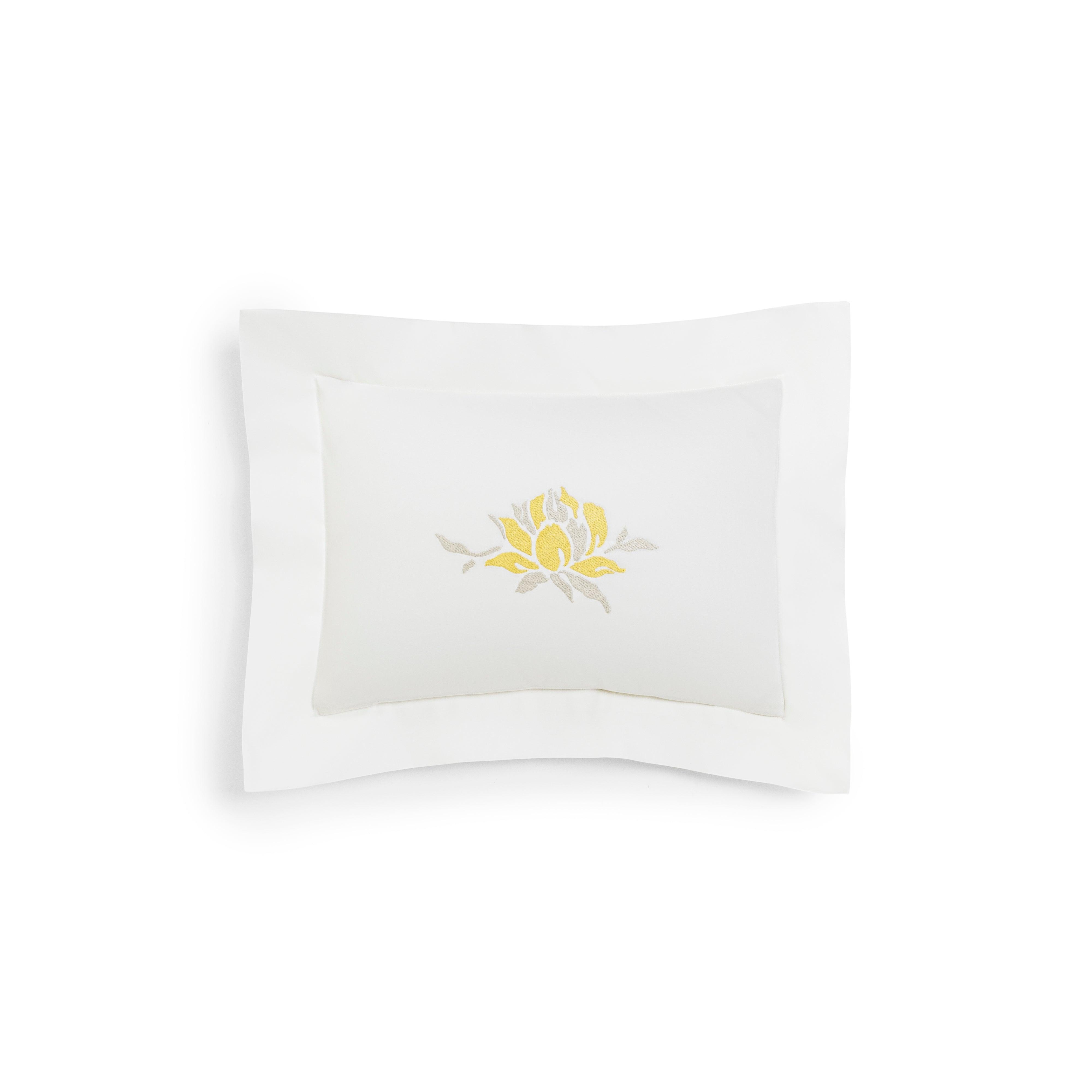 PEONIA EMBROIDERY - SHAM 4 BORDERS