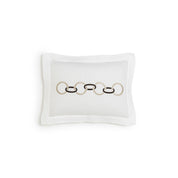 LINKS EMBROIDERY PURE LINENS - SHAM 4 BORDERS