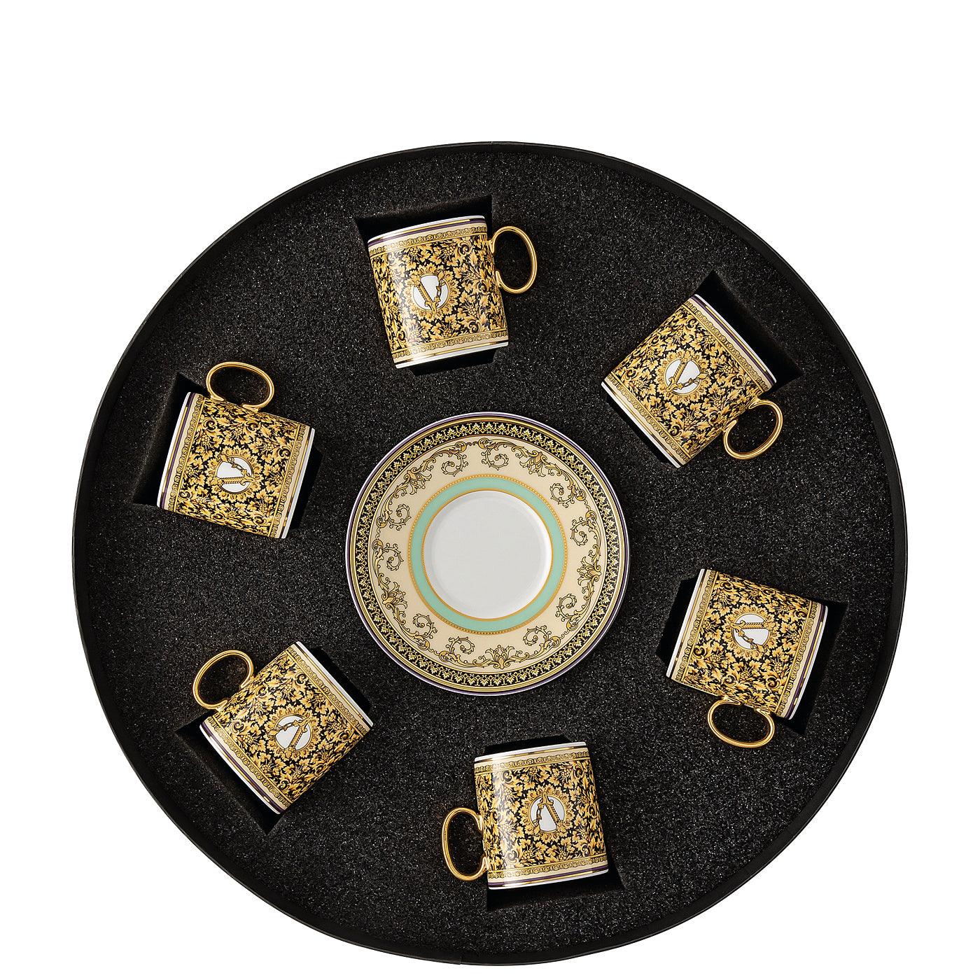 Barocco Mosaic Set 6 espresso c&s
