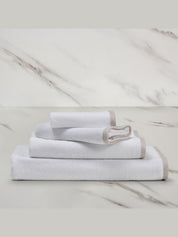 Light terry and linen crepe - guest towel