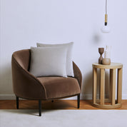 LUX.SILK VELVET - CUSHION W/ZIP