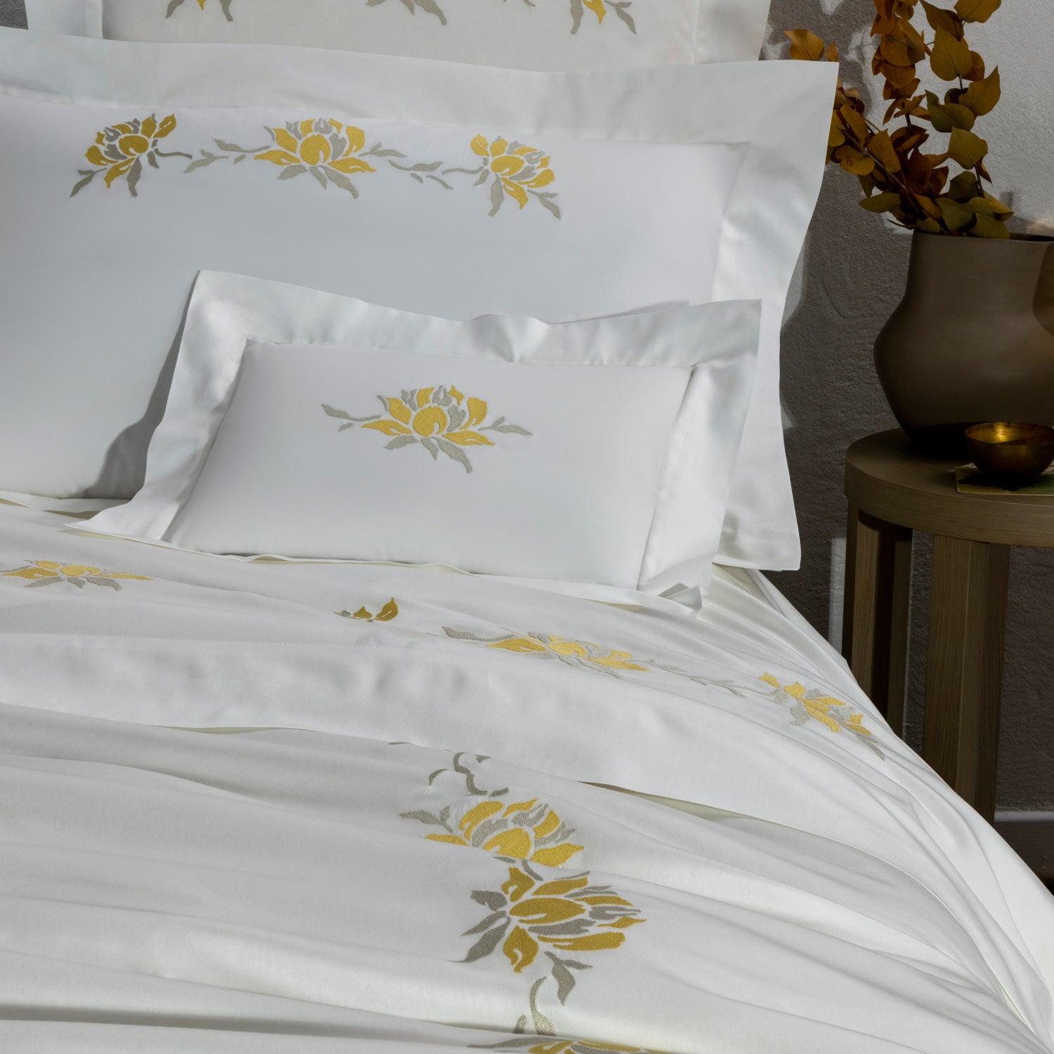 PEONIA EMBROIDERY - SHAM 4 BORDERS