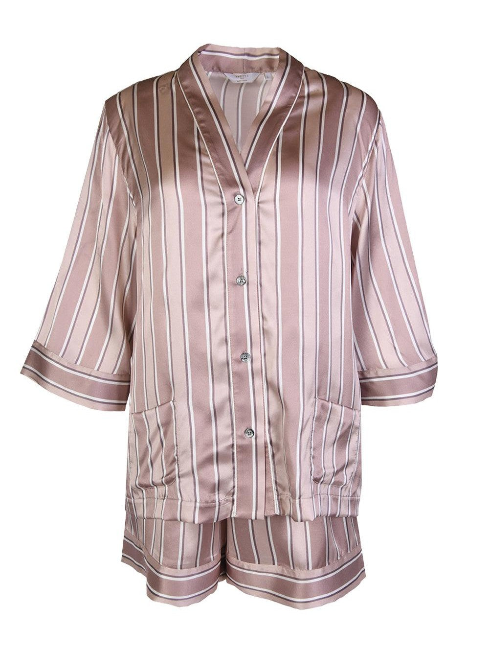 Women 3 4-sleeve pyjamas melba pink