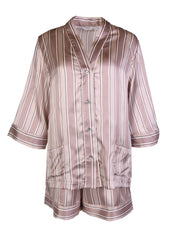 Women 3 4-sleeve pyjamas melba pink