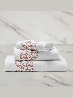 Hand towel tracery embroidery tracery em