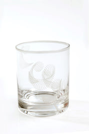 Glass DOF Dotted White Set of 6