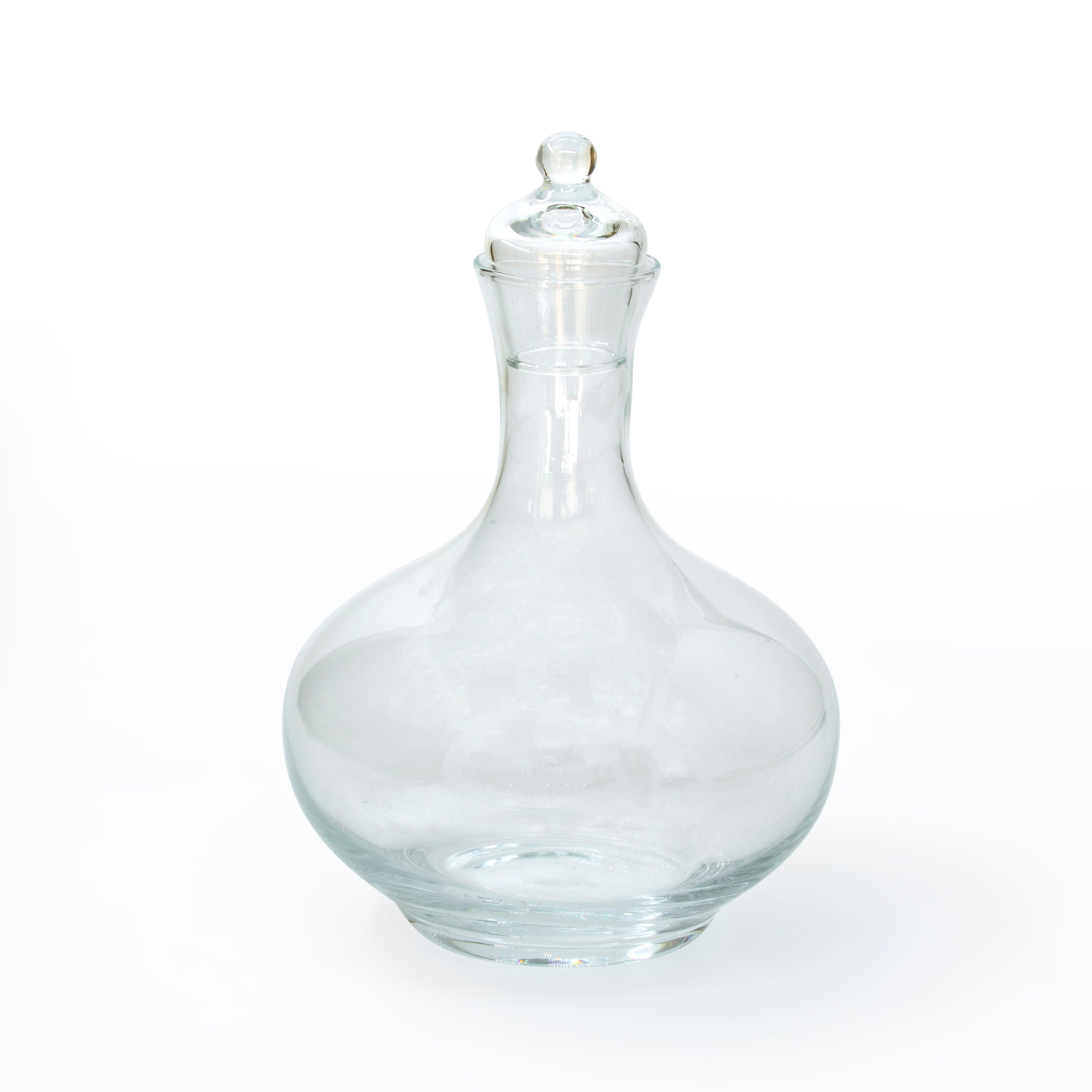 Glass Carafe With Lid